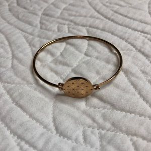 Michael Kors Round Multi Logo Rose Gold Bangle